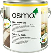 Osmo Decorwas Transparant 3136 Berken 0.75 Liter | Wash effect | Kleurolie | Houtolie voor Binnen | Kleurwax | Sluitvast en Vuilafstotend