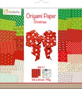 Origami papier Christmas 2, 60 vel 70g 20 x 20 cm - met motief