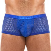 Modus Vivendi - Net Trap Boxer Blauw - Maat M - Erotische Heren Boxer - Sexy mannen ondergoed