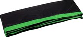 VirtuFit Trampoline Beschermrand - Zwart / Groen - Rechthoekig 244 x 366 cm  - 15 mm dikte - Diameter 439 cm