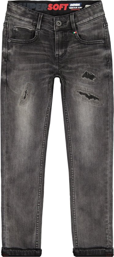 Jeans Vingino Diego Per Ragazzo - Grigio Scuro Vintage - Taglia 16 - 2