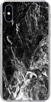 Coque iPhone Xs - Marbre - Pierre - Luxe - Coque de téléphone en Siliconen