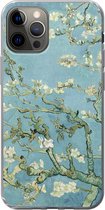 Geschikt voor iPhone 13 Pro hoesje - Amandelbloesem - Van Gogh - Kunst - Siliconen Telefoonhoesje