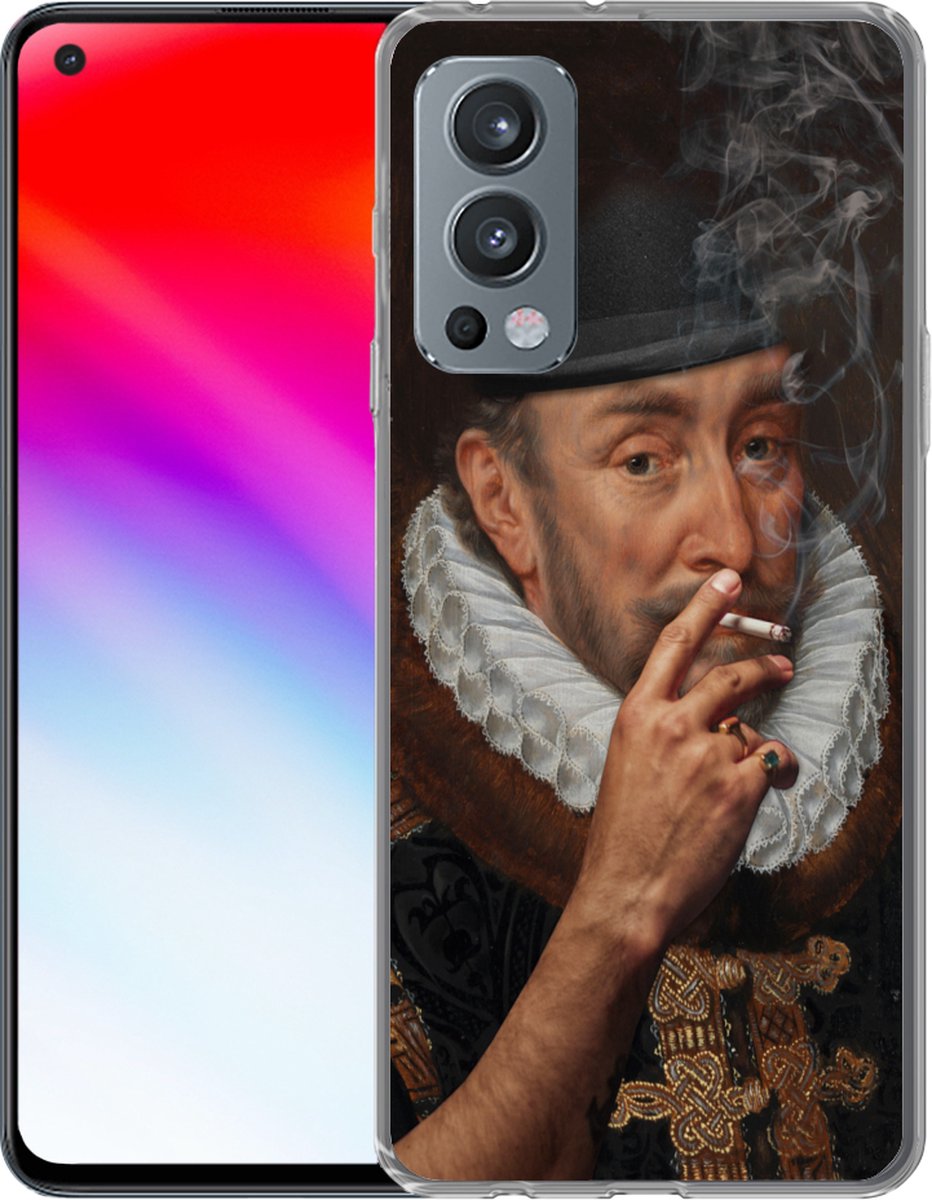 OnePlus Nord 2 5G hoesje - Willem van Oranje - Sigaret - Rook ...
