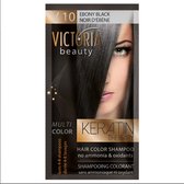 Victoria Beauty - Haarverf Shampoo V10 Ebony Black 40 ml.
