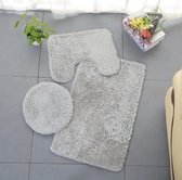 3 - Stuks - Badkamer - Tapijt - Anti - Slip - Mat - Vloermat