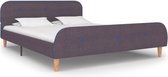 vidaXL Bedframe stof taupe 140x200 cm