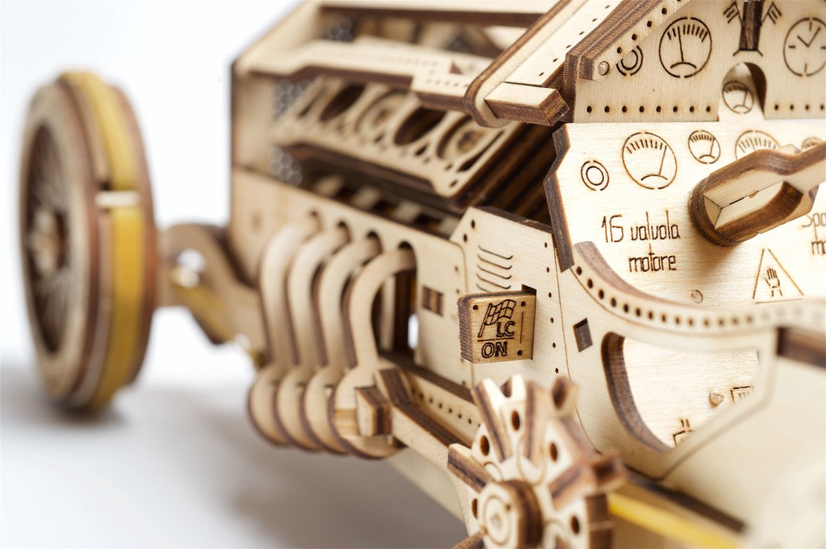 UGEARS Houten 3D Model - U-9 Grand Prix Car — afbeelding 9