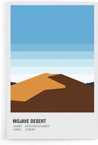 Walljar - Mojave Dessert United States - Muurdecoratie - Poster