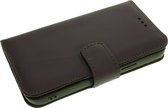 Made-NL Handgemaakte ( Samsung Galaxy S21FE ) book case Paars glad robuuste leer