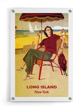 Walljar - New York Long Island - Muurdecoratie - Plexiglas schilderij