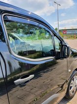 Zijwindschermen geschikt voor Citroen Berlingo, Opel Combo E, Peugeot Partner, Toyota ProAce 2018-