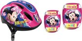 Disney Kinderhelm Met Pads Minnie Mouse Meisjes Roze 5-delig