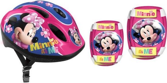 Disney Kinderhelm Met Pads Minnie Mouse Meisjes Roze 5-delig