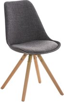 Bezoekers - Vergaderstoel Stevns Stof Round legs N, Grijs