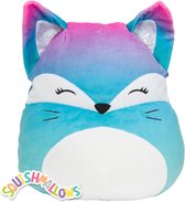 Vickie the Pink & Blue Fox - 12 inch/30cm Squishmallow