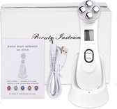 Radio Mesotherapie Electroporation gezicht schoonheid pen radiofrequentie LED foton gezicht huidverjonging Remover rimpel (Pearl White) - Beauty Instrument