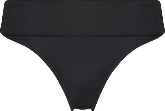 Hunkemöller Luxe shaping cheeky High Waist Dames Bikinibroekje - Zwart - Maat XL
