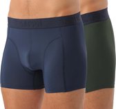 Sapph Boxershort Heren - Wyatt- Microvezel - 2pack - Groen/Navy - XXL