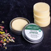 Chagrin Valley - Lotion Bar Three Butter - Natuurlijk - Plastic vrij - Vegan - Organic -  Zachte handen - Vrouw  - Zacht voor de huid - Voedend - Verzorgend  -  Zijdezacht