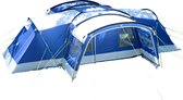Skandika Nimbus 12 Tent – Koepeltenten – 12 persoons familietent - Campingtent – Muggengaas – 3 zwarte slaapcabines - 215 cm stahoogte – 760 x 630 x 215 cm (LxBxH) – 5000 mm waterk
