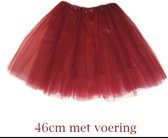 Tutu - Bordeaux met voering - 46 cm