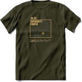 SU-33 Vliegtuig T-Shirt | Unisex leger Kleding | Dames - Heren Straaljager shirt | Army F16 | Grappig bouwpakket Cadeau | - Leger Groen - XXL