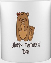 Akyol - Happy mother´s day Mok met opdruk - mama/moeder - mama - moederdag - 350 ML inhoud