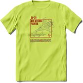 SU-35 Vliegtuig T-Shirt | Unisex leger Kleding | Dames - Heren Straaljager shirt | Army F16 | Grappig bouwpakket Cadeau | - Groen - S