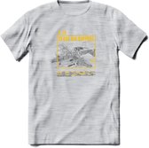 A-10 Warthog Vliegtuig T-Shirt | Unisex leger Kleding | Dames - Heren Straaljager shirt | Army F16 | Grappig bouwpakket Cadeau | - Licht Grijs - Gemaleerd - 3XL