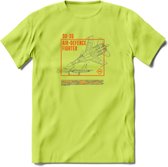 SU-35 Vliegtuig T-Shirt | Unisex leger Kleding | Dames - Heren Straaljager shirt | Army F16 | Grappig bouwpakket Cadeau | - Groen - XXL