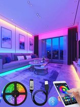 Ledstrip Smart 3m, WiFi RGB, waterdicht, SMD,app, muziekbediening, meerkleurig voor thuis, bar en party