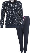 Tenderness Badstof Dames Pyjama Blauw TEPYD2123A - Maten: XL