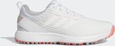 Adidas Woman S2G SL - Golfschoenen Voor Dames - Spikeless - Wit/Roze - UK 6 / EU 39 1/3