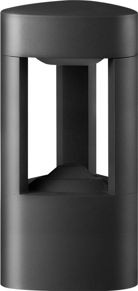 Braytron Dallas Wandlamp Buitenlamp Tuinverlichting- Aluminium- Grijs -Waterdicht IP54- 7W -3000K Warm wit licht