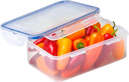 Contenants pour aliments frais Lock & Lock - Lot de 3 pièces - 1 litre - Transparent
