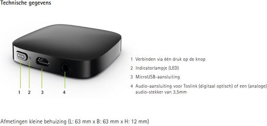 Phonak TV Connector - tv-streamer voor Phonak hoortoestellen