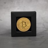 Bitcoin chocolade munt | Bitcoin munt GOUD | per stuk | MELK | Lindy's Patisserie