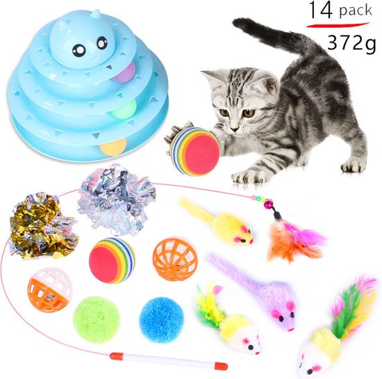 Adori Plastic Balls - Kattenspeelgoed - Assorti