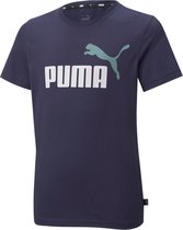 PUMA Essential+ Col Logo Jongens T-Shirt - Maat 164