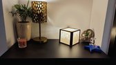 Tafellamp Tokio Brons - schemerlamp - nachtlamp - bureaulamp - Voronoi lamp - designlamp - moderne lamp