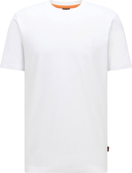 Hugo Boss - T-shirt Tales Responsible Wit - XL - Coupe Comfort