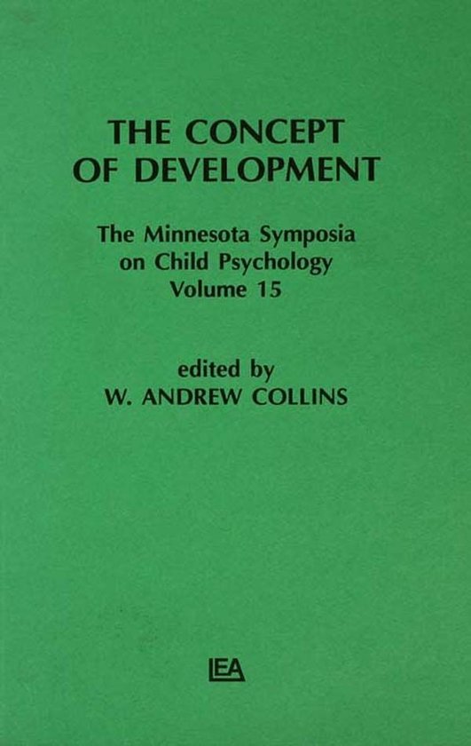 Minnesota Symposia on Child Psychology Series - The Concept  ... - cover
