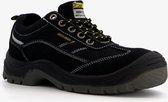 Safety Jogger Gobi leren heren werkschoenen S1P - Zwart - Maat 44 - Echt leer