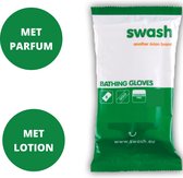 Swash Wegwerp Washandjes - Met Lotion (Vochtig) - Geparfumeerd - De #1 Wegwerp Washand In Ziekenhuizen - 8 Washandjes - Voor Baby's en Volwassenen