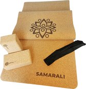 Samarali Moonlight Yoga Cadeaupakket -  gemaakt van kurk / milieuvriendelijk / antibacterieel/ hoge kwaliteit