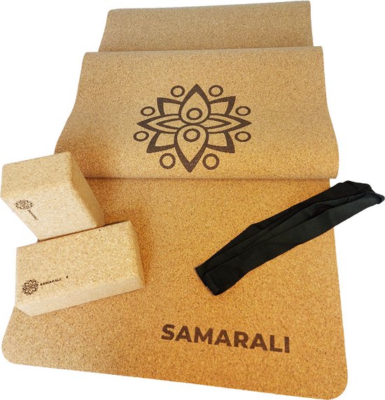 Coffret cadeau Samarali Moonlight Yoga - Fabriqué en liège / Écologique  /... | bol