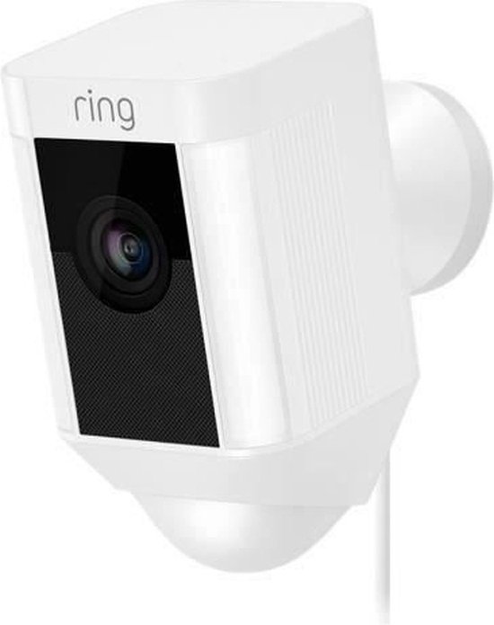 Ring Spotlight Cam Plug-in - Beveiligingscamera - Bedraad - Wit