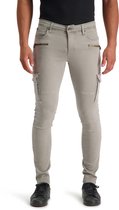 Purewhite - Jone Cargo 547 Heren Skinny Fit   Jeans  - Grijs - Maat 29