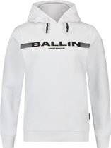 Ballin Amsterdam -  Jongens Slim Fit    Hoodie  - Wit - Maat 140